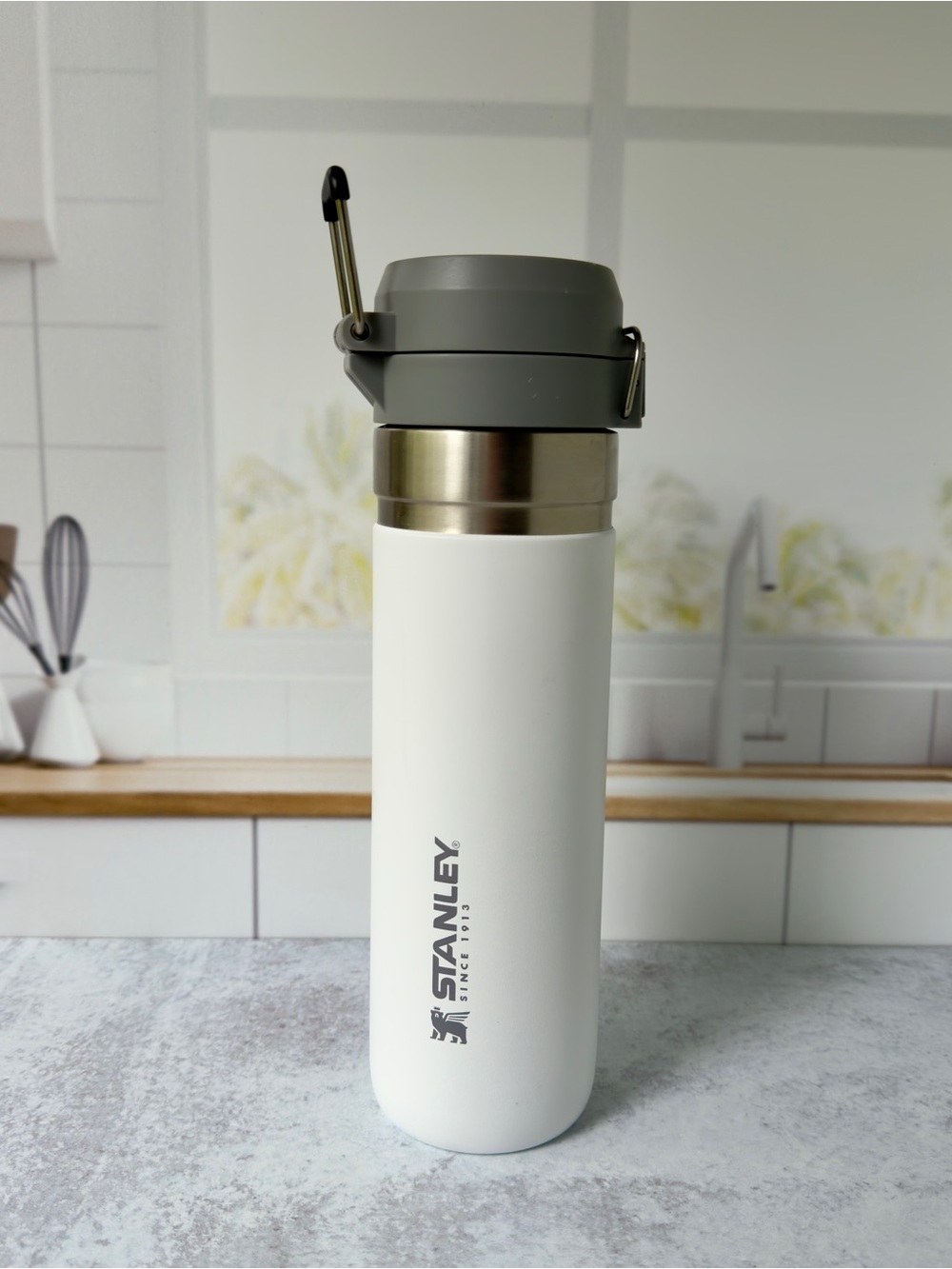 Stanley 36fl oz Stainless Steel Quick Flip Go Bottle - Frost